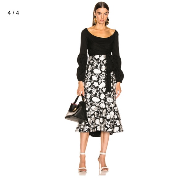 ALEXIS**XS,S,M,L**NIKSA TOP**Black Wrap Top**$195 - Picture 5 of 8